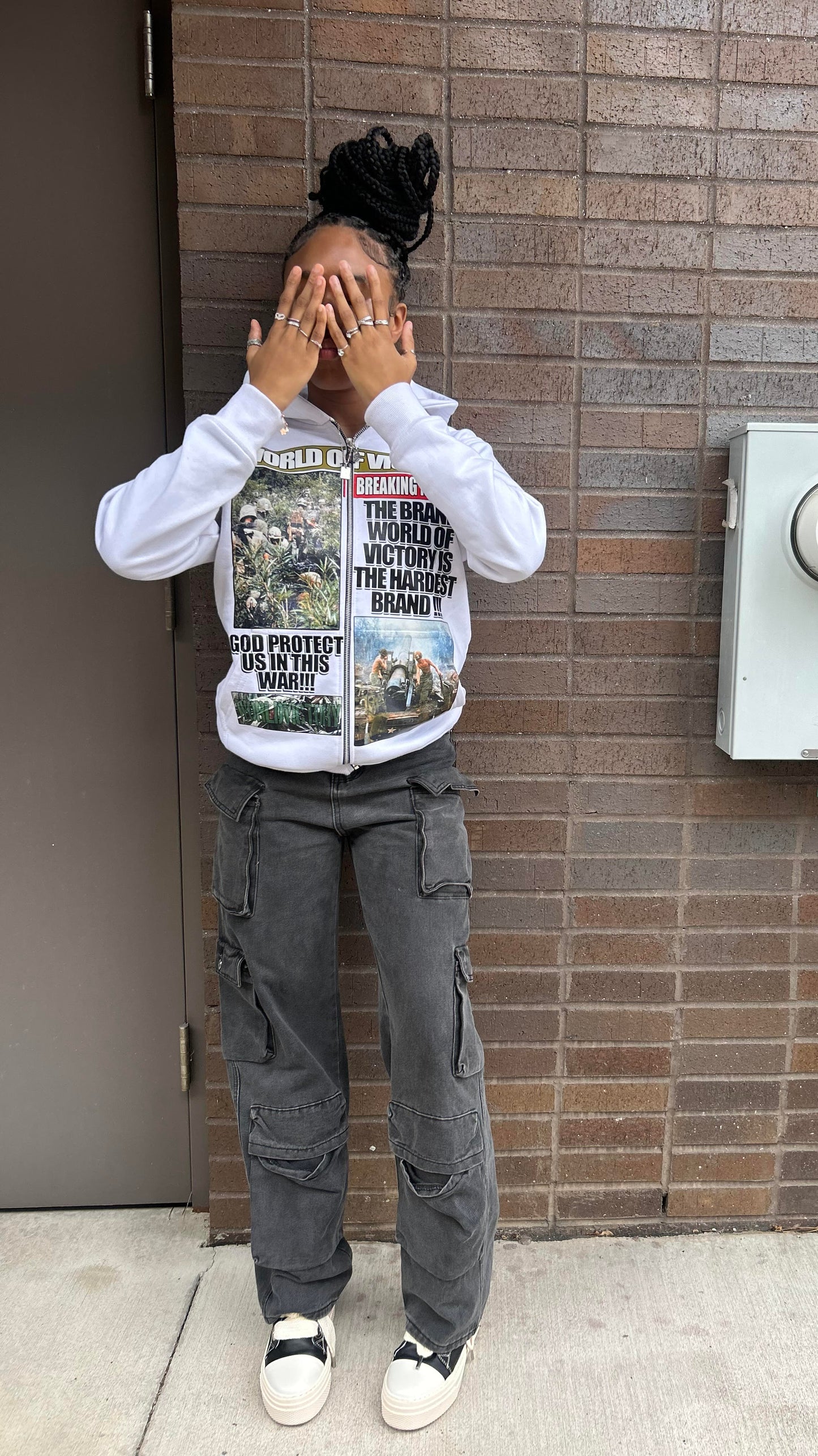 ¨GOD PROTECT US IN THIS WAR¨ HOODIES