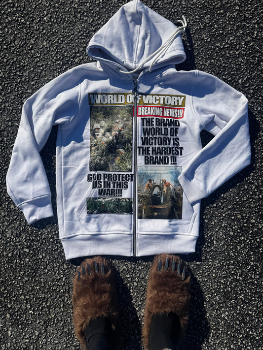 ¨GOD PROTECT US IN THIS WAR¨ HOODIES