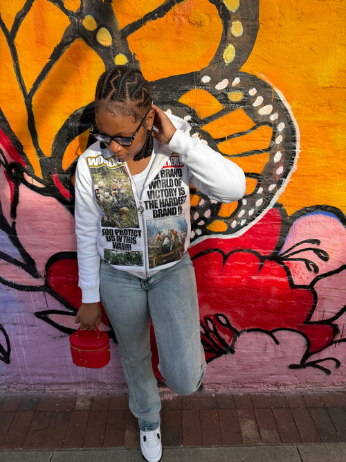 ¨GOD PROTECT US IN THIS WAR¨ WHITE