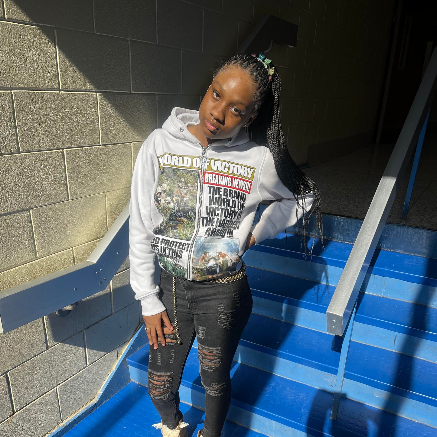 ¨GOD PROTECT US IN THIS WAR¨ HOODIES