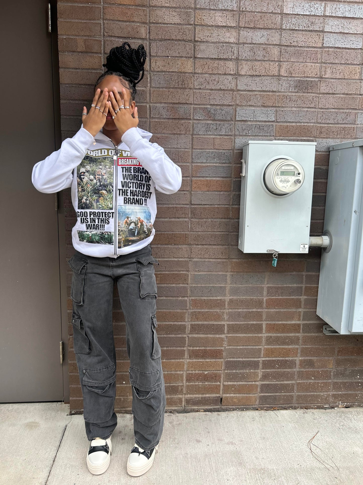 ¨GOD PROTECT US IN THIS WAR¨ HOODIES