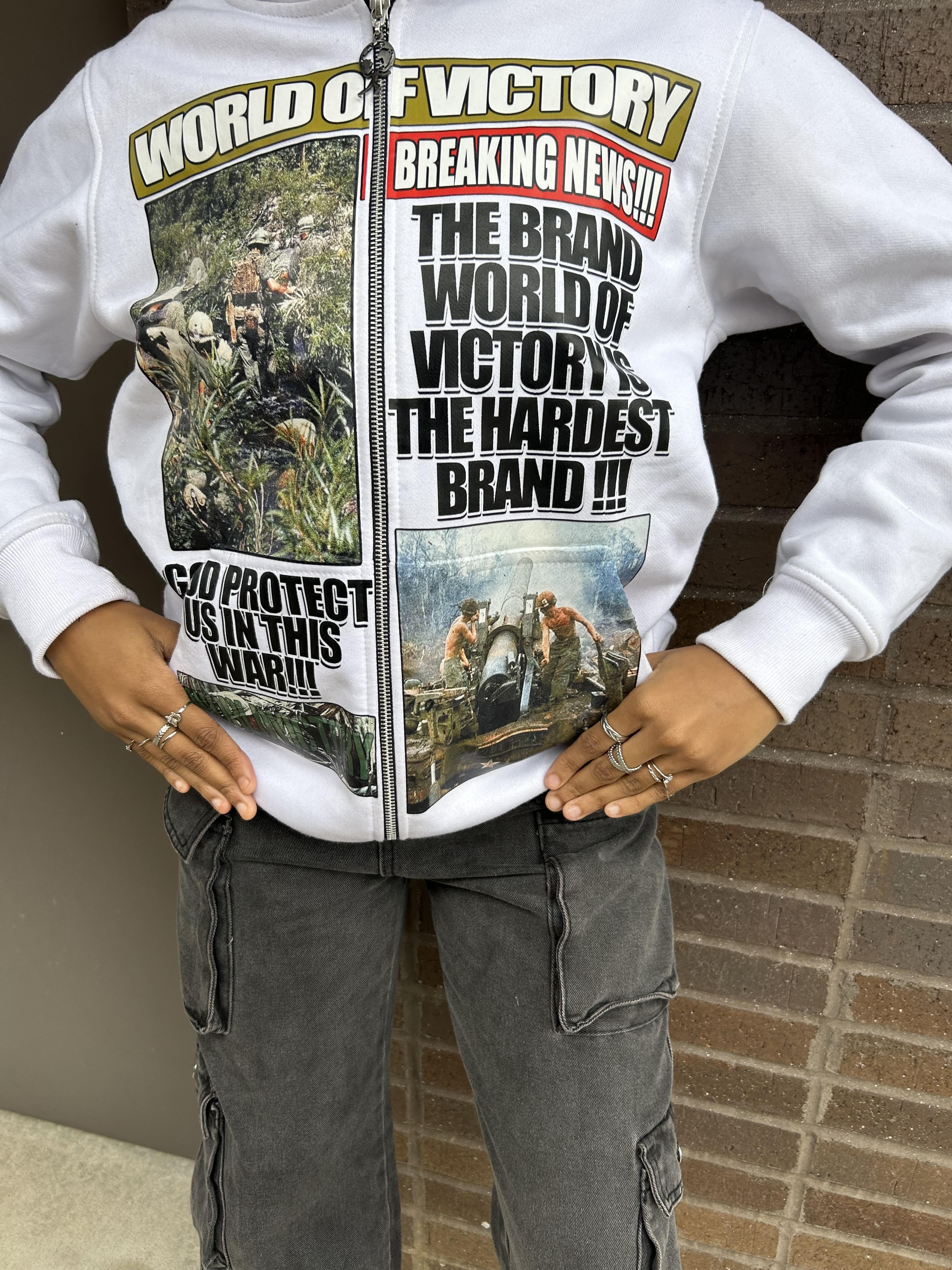 ¨GOD PROTECT US IN THIS WAR¨ WHITE